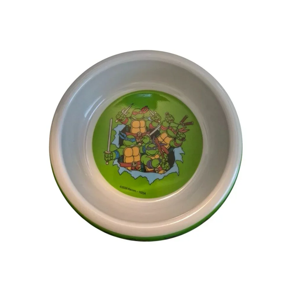 Teenage Mutant Ninja Turtles Dog Bowl & Lick Mat Bundle New